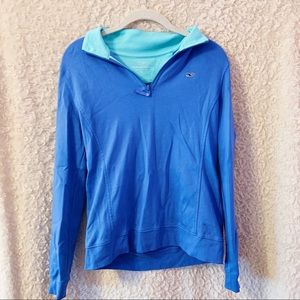 Vineyard Vines Teal Quarter Zip - S